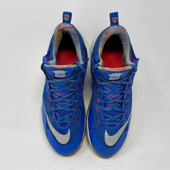 Nike Lebron 12 Low Limited Edition Mens 11 Sneaker Hyper Cobalt Blue J-8-2 2691 main image 5
